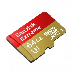Карта памяти SanDisk Extreme microSDXC Class 10 UHS Class 3 V30 90MB/s 64GB