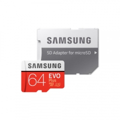 Карта памяти Samsung microSDXC EVO+ UHS-I U3 64GB Class10 (MB-MC64GA/RU)